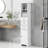 White Tall Bathroom Cabinet