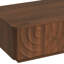 Table basse rectangulaire de 47,2 × 23,6 × 14,2 cm avec 2 tiroirs de rangement, texture ondulée, pour salon