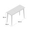 Akins Solid Wood Top Writing Desk