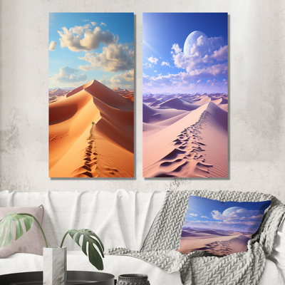 " Egypt Sahara Dreams Landscape " 2 - Pieces