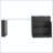 82.6" Fluted Kitchen Island with Extendable Dining Table (Seats 4-6) – Black-895931463