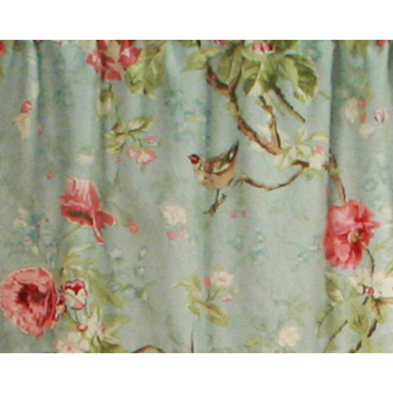 Alita Semi Sheer Curtain Single Panel, 48" W x 84" L, Sage