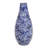 Home&Manor Ceramic Slim Vase Light Blue