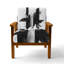 Chaise rembourrée Abstract Shapes-183749211