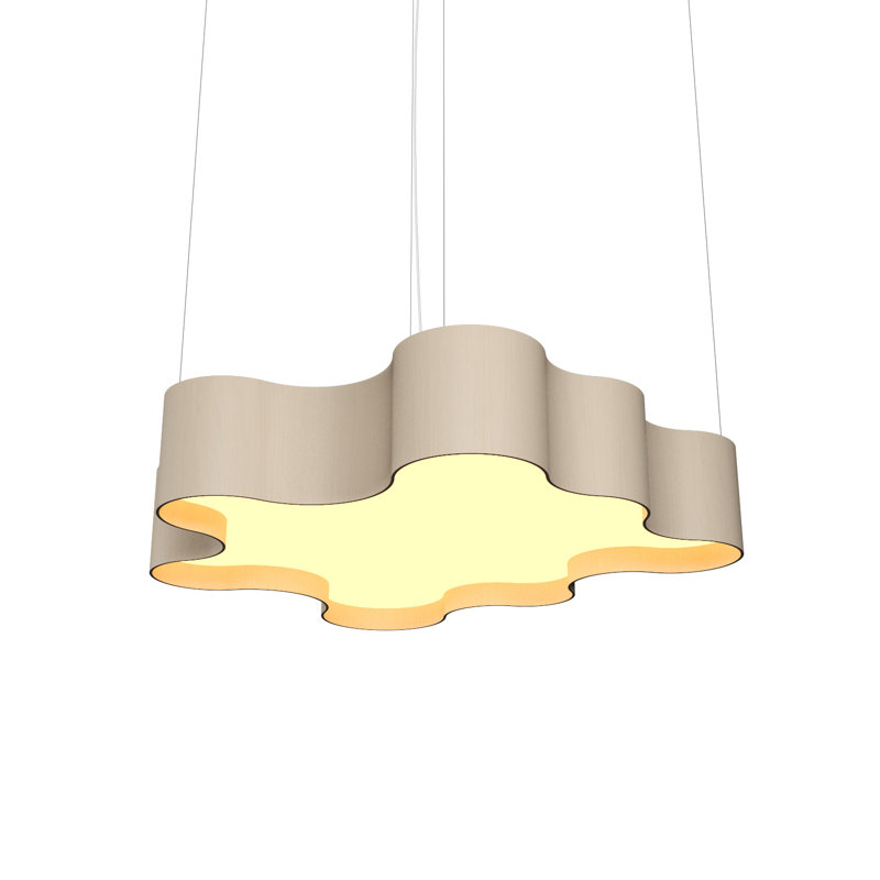 1 - Light LED Pendant, Organic Cappuccino, Organic Cappuccino