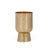 Davina Gold Metal Floor Planters, Set Of 3