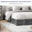Solid Wood Platform Bed with Sturdy Wooden Slats, Floor-Standing Bed Frame-459698409-459698404