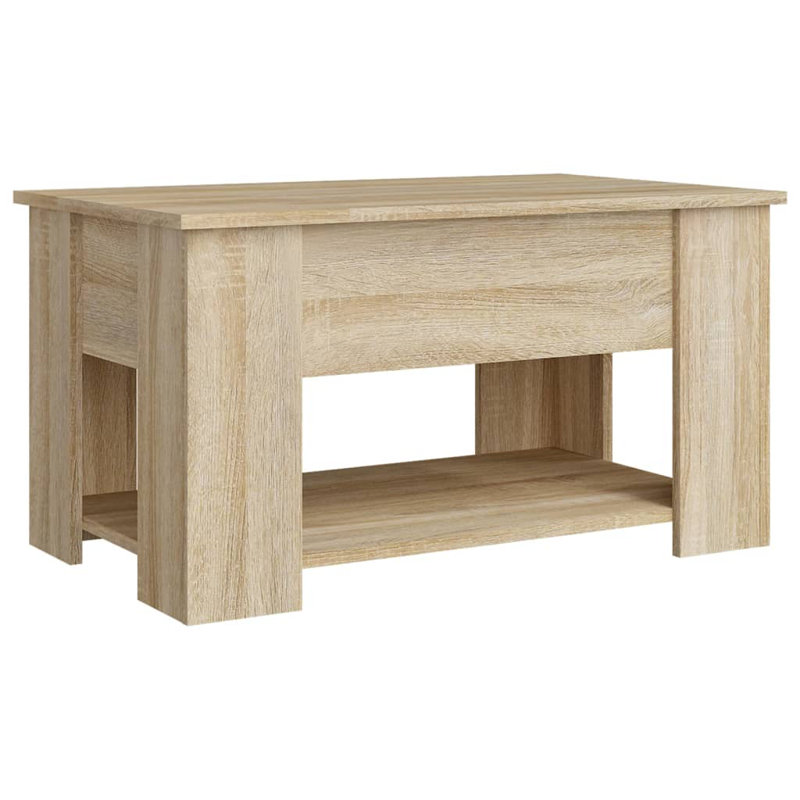 Hyo Lift Top Extendable Coffee Table with Storage, Beige