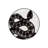 White Black Snake Detailed Woven Base Modern Decorative Carpet-578275384