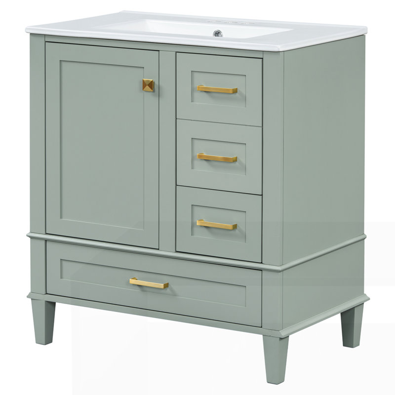 Ensemble de meuble-lavabo moderne avec lavabo