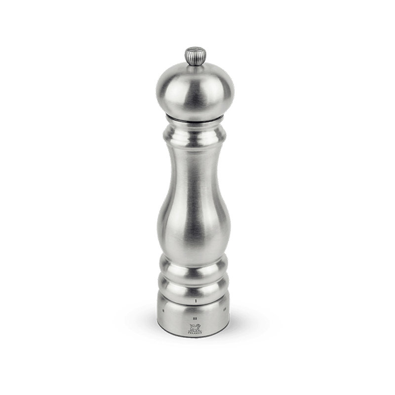 Paris Chef Pepper Mill, 8.67" H x 2.25" W x 2.25" D