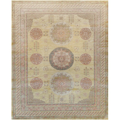 One-of-a-Kind 8'1" X 9'10" Wool Area Rug in Ivory