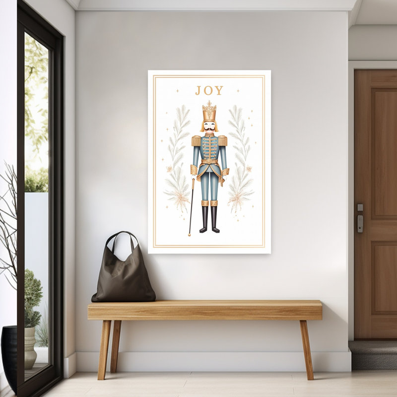 Joy, Casse-noisette, art contemporain abstrait, H 60 po x l 40 po