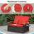 Berrera Rectangle Wicker Patio Daybed with Cushions-590592324