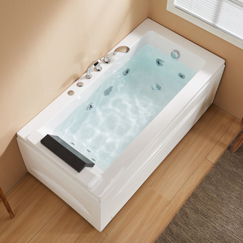 Baignoire tourbillon 59 "avec drain à droite, Oui