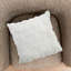 Cotton White Rectangular Backrest Cushion