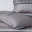 Ensemble de courtepointe réversible en jacquard 6 pièces avec coussins décoratifs gris / taupe-126579580