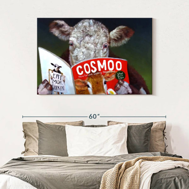 Cow Tips, 32" H x 48" W