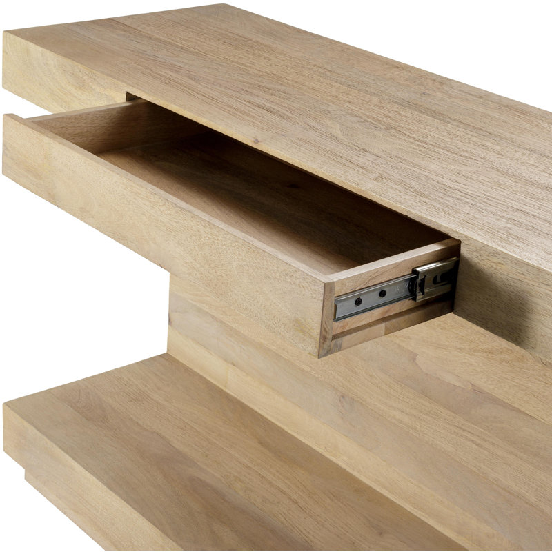 Sonora Modern Console Table, Natural