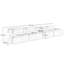 Canapé d'angle Olive 4 en velours côtelé avec mousse haute densité 32D, design ergonomique, modulable, sans assemblage, idéal pour l'heure du thé, confortable et modulable, compatible avec les animaux de compagnie, incurvé, base antidérapante, polyvalent.