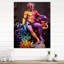 Horloge murale arc-en-ciel David de Michel-Ange-99640964