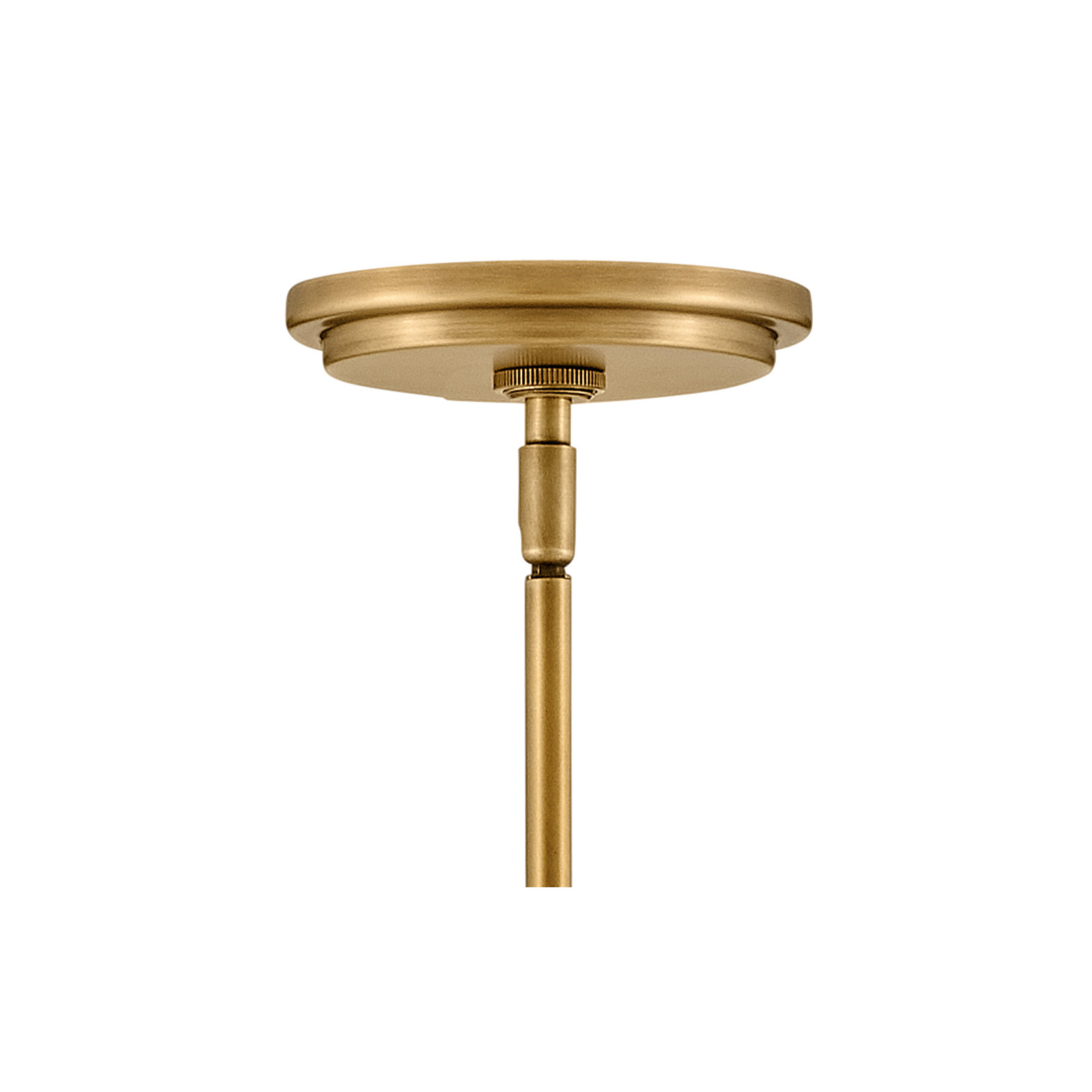 Eralia 3 Light Glass Dimmable Pendant, Heritage Brass
