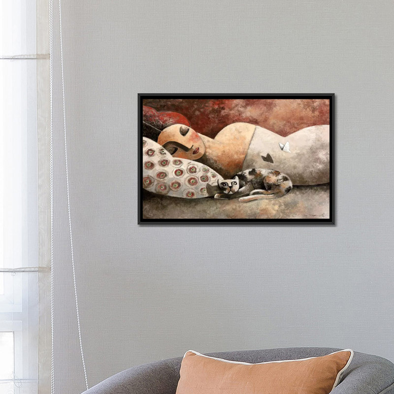 «The Invader» par Didier Laurenco - reproduction sur toile tendue, H 40 po x l 60 po x P 1,5 po, Pas de tapis