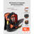 Tool Backpack with Tools 65 Pockets Tear-resistant Jobsite Backpack