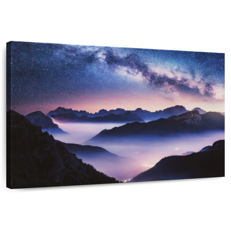 Oberle Bright Starry Night, 8" H x 12" W