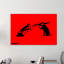 Dog With HMV Missile by Banksy - Wrapped Canvas Print-843389111