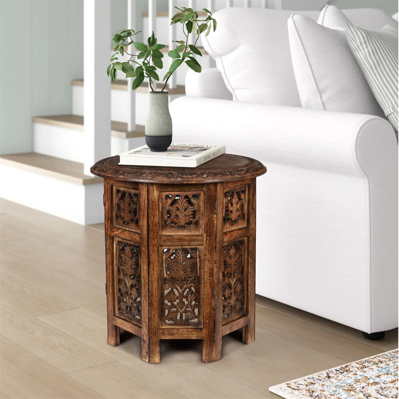 Helgert Solid Wood Single, Brown