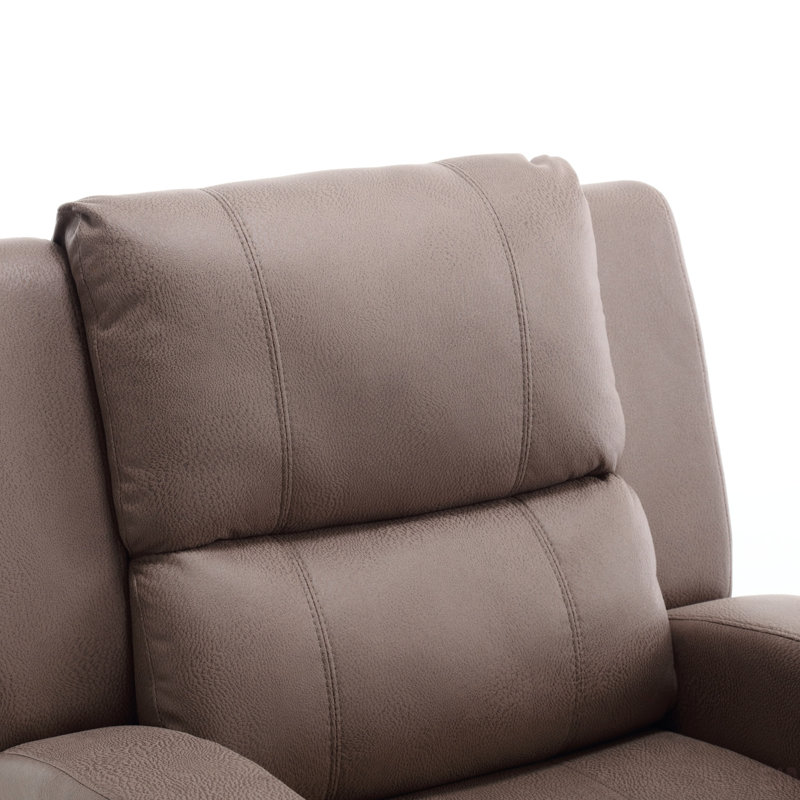 Fauteuil inclinable manuel moderne en similicuir