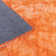 Fluffy Rug for Living Room, Soft Tie-Dyed Orange Area Rug, Non-Slip Carpet for Bedroom Home Decor