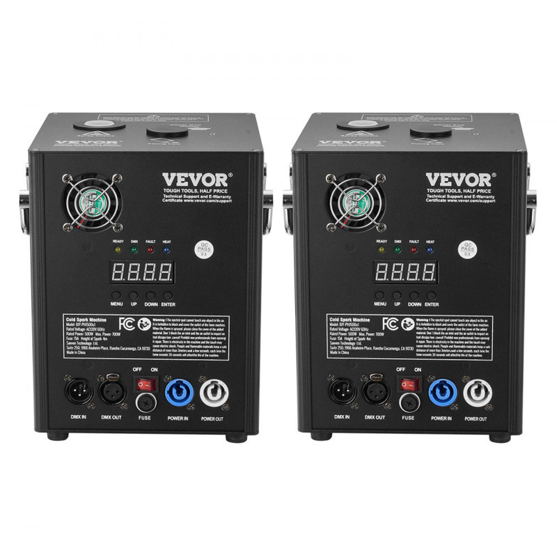 Cold Spark Firework Machine x2 500W 6,6 - 13 pi
