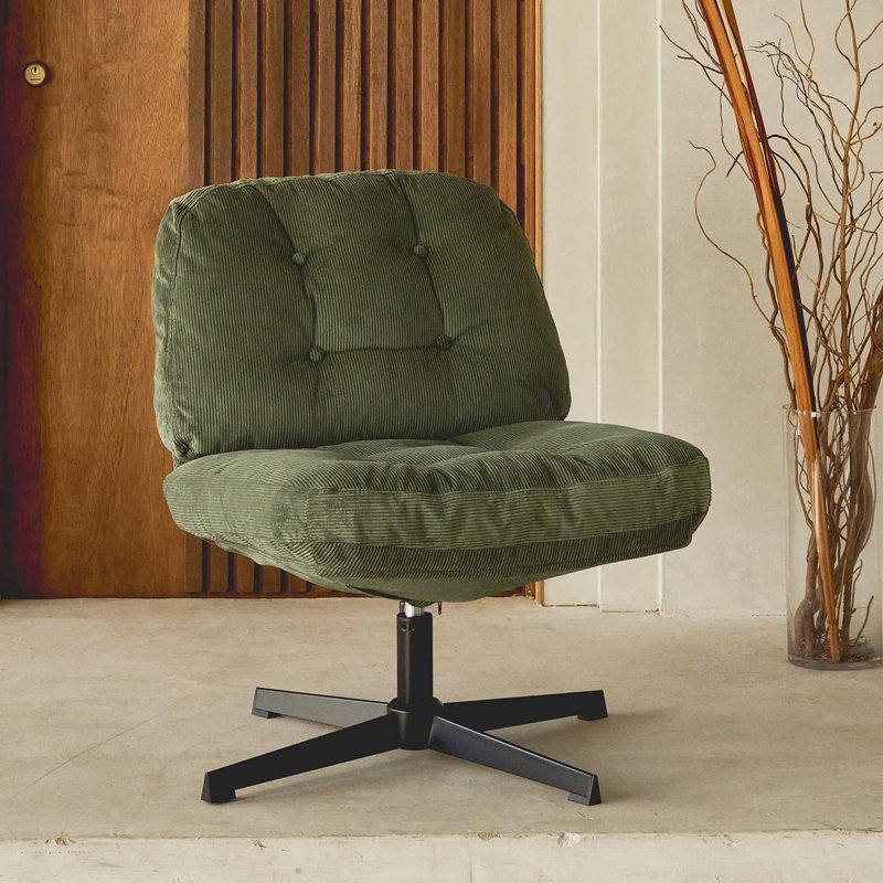 Fauteuil de bureau à pieds croisés Nouhaus Ballon Criss, Vert