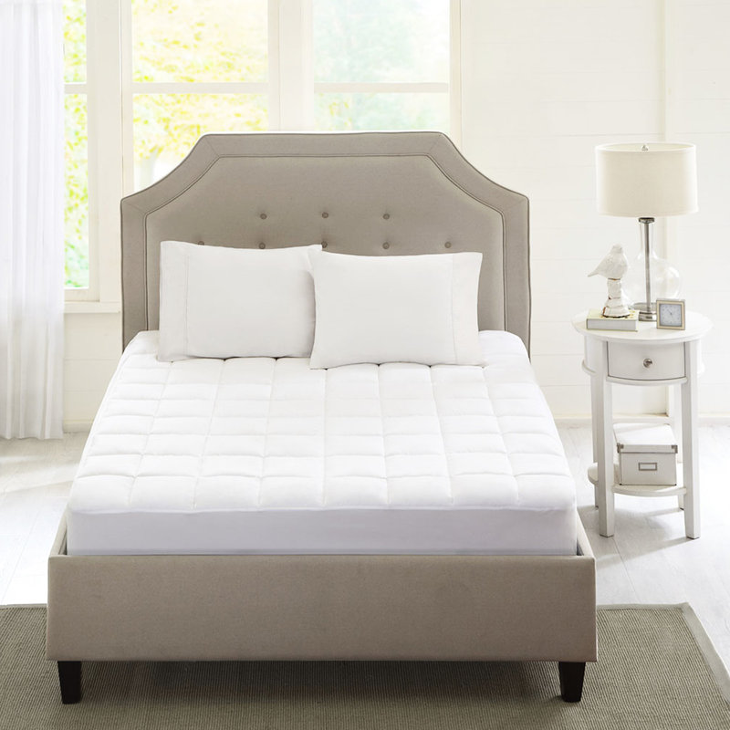 Soft Mattress Pad - 3m Microfiber, Microbial Filling, Fits Up To 18" Mattresses, Easy Clean, Approved Microfiber Protector Enhancer Absorbing, Microbial, , Machine Washable