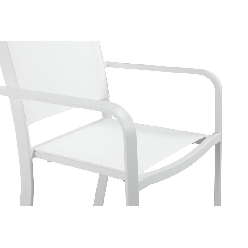 Ensemble de tabourets de bar d'extérieur en aluminium 6 pièces Sunset