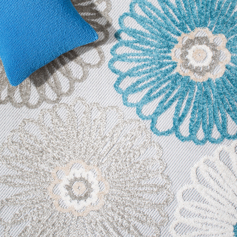 Tapis à fleurs Josia Performance, Rectangle 8 pi x 10 pi