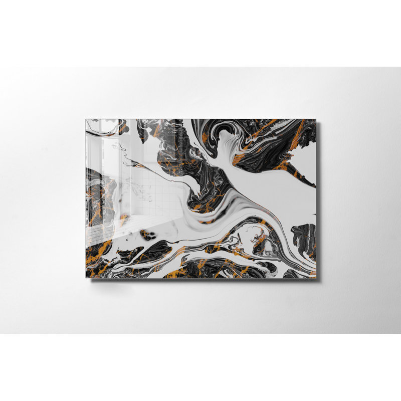 Peinture décorative en verre trempé, H 39,4 po x l 27,6 po x P 1 po