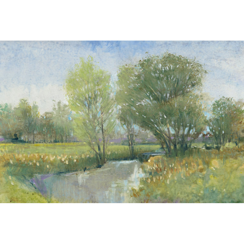 Summer Stream II, H 12 po x l 18 po x P 1,25 po