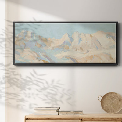Mountain Scape- Framed Canvas