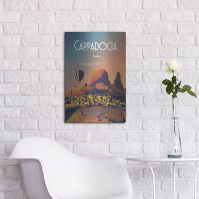  'Cappadocia Turkey' by Arctic Frame, Metal Wall Art, 16" x 24"
