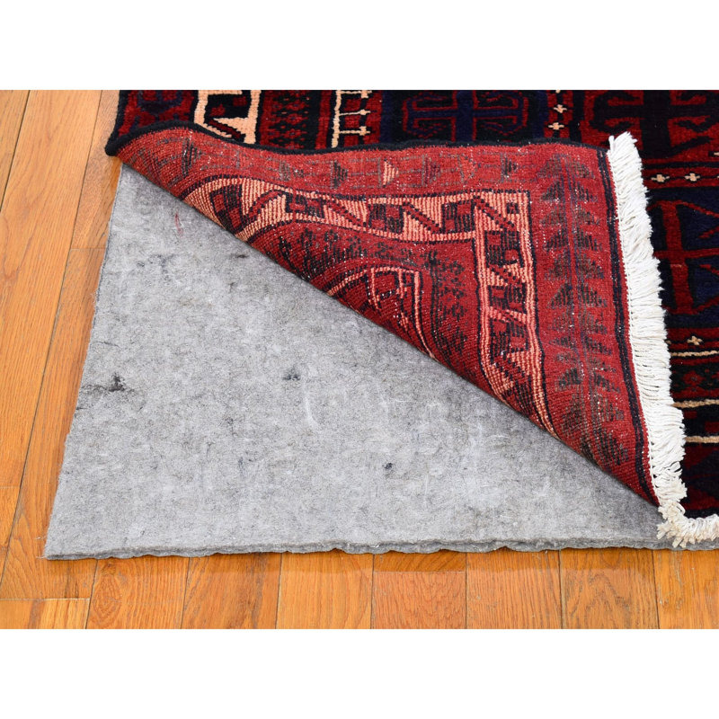 Tapis oriental rouge en laine naturel noué à la main 5 pi 8 po x 8 pi 6 po 4E15481FC7E74BAE938AF24BC0461310