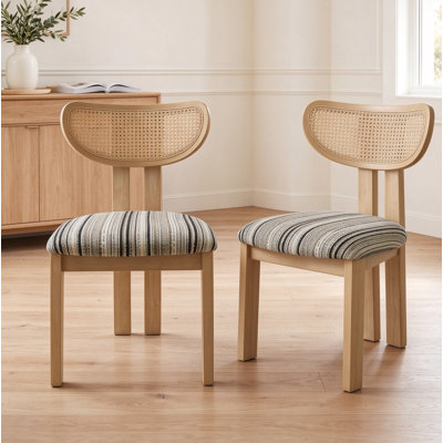 16.32 " H Chenille Upholstered Side Chair