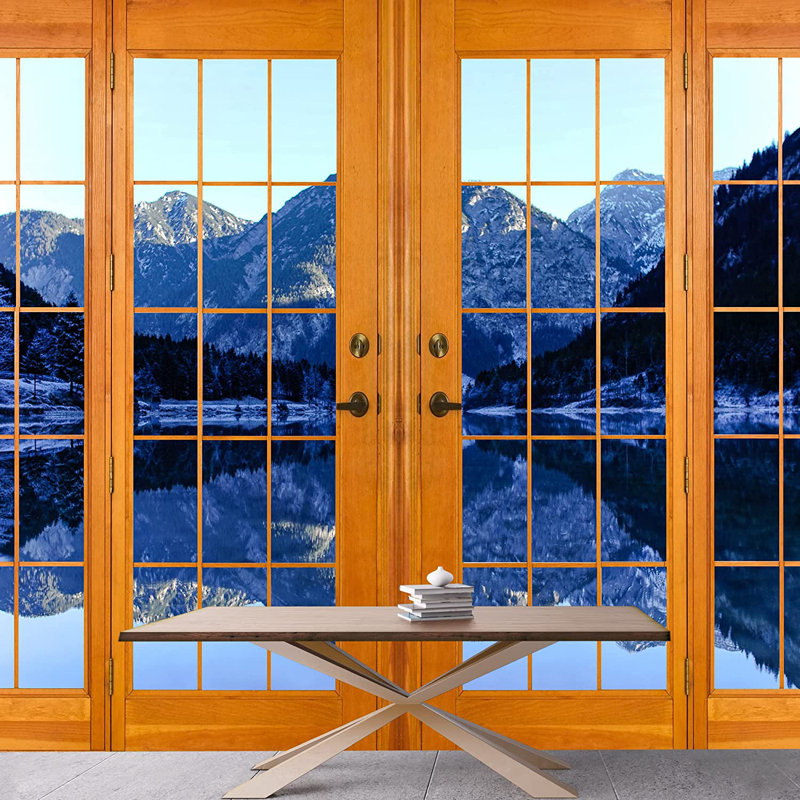 Panneau mural nature sauvage L 5,5 pi x l 96 po Sunrise Mountain Range, L 100 po x L 144 po