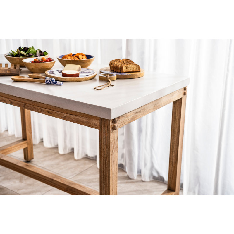 Solid Wood Base Dining Table
