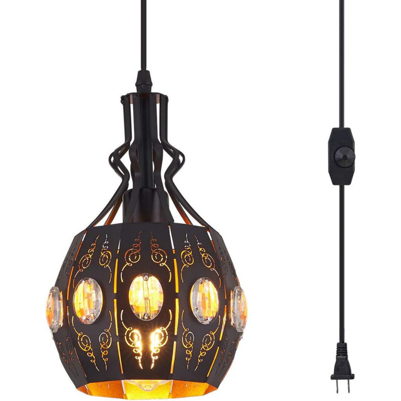 Delpha 1 - Light Antique Brass LED Pendant