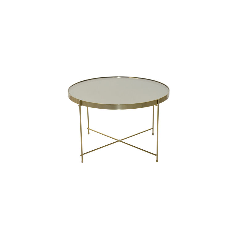 Lacourse coffee table, Gold