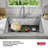 Delta Marca™ Drop-In Undermount Stainless Steel Single Bowl Kitchen Sink with Accessories-84059290