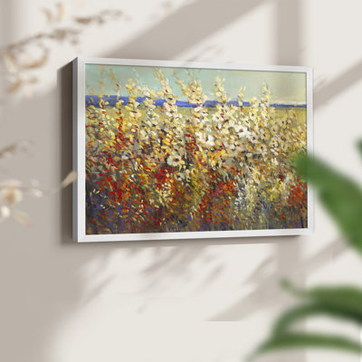 «Field of Spring Flowers II», reproduction encadrée